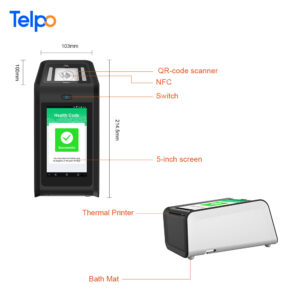 Lettore Scanner Green Pass Qrcode validazione EU green pass 4G WiFi Rj45 - immagine 4