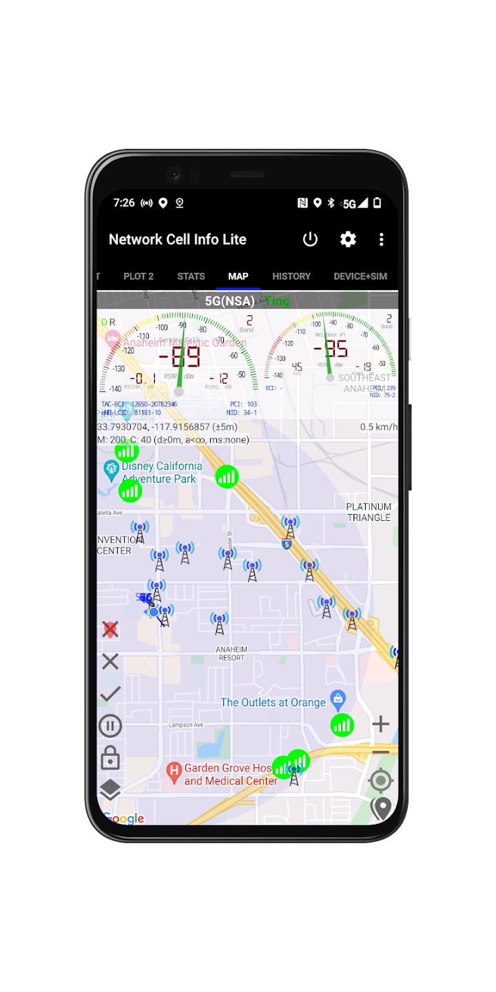 Network Cell Info Lite & Wifi per Android