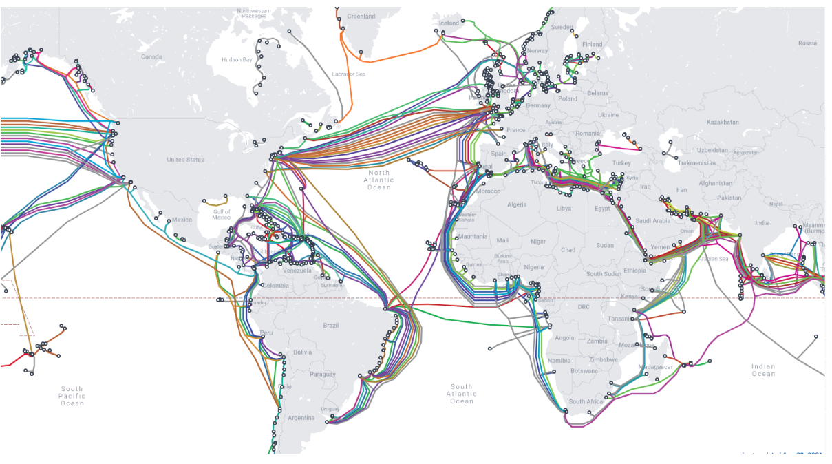 La Mappa Globale dei Cavi