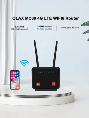 Modem CPE OLAX MC60 IMEI Change 300Mbps 4g LTE Turbo CAT4 Batteria Blocco Bande 28 - immagine 15